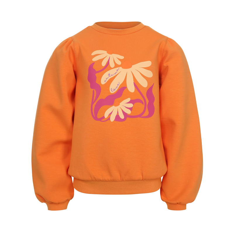 LOOXS Little sporty scuba sweat sweater Bright orange
