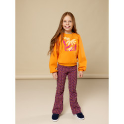 LOOXS Little sporty scuba sweat sweater Bright orange