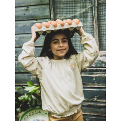 LOOXS Little crinckle top Dove white