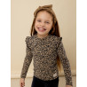 LOOXS Little crinckle top sandy leopard