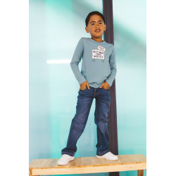 TYGO&vito Longsleeve Max Mineral blue