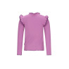 B.Nosy Tonya  top wit ruffles Violet