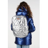 B.Nosy MetallicBackpack Silver