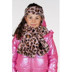 B.Nosy Annegirls scarf and headband lt. Pink leo
