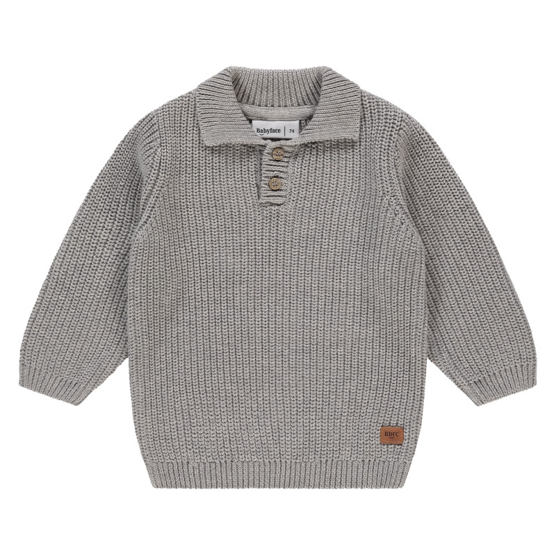 Babyface baby boys pullover Grey Melange