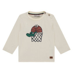 Babyface baby boys t-shirt long sleeve Creme