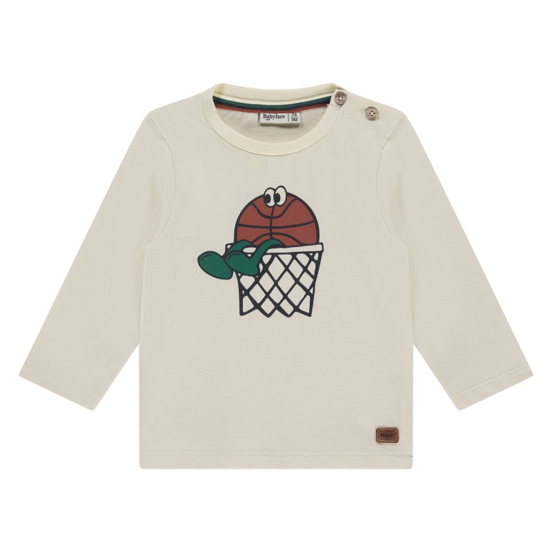 Babyface baby boys t-shirt long sleeve Creme