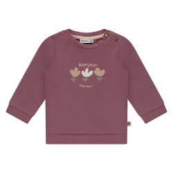 Babyface baby girls sweatshirt Burgundy