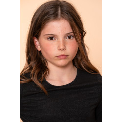 Geisha Kids Top ls sparkle black