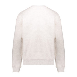 Geisha Kids Sweat bow beige melange / black