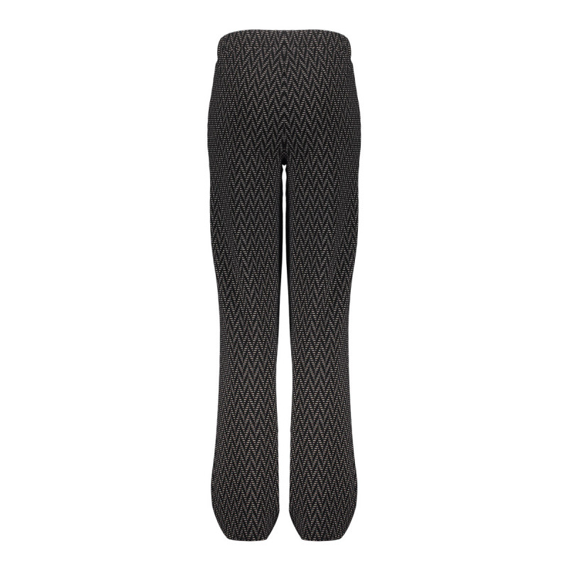 Geisha Kids Pants jacquard wide leg black/off-white