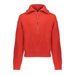 Geisha Kids Pullover zipper red