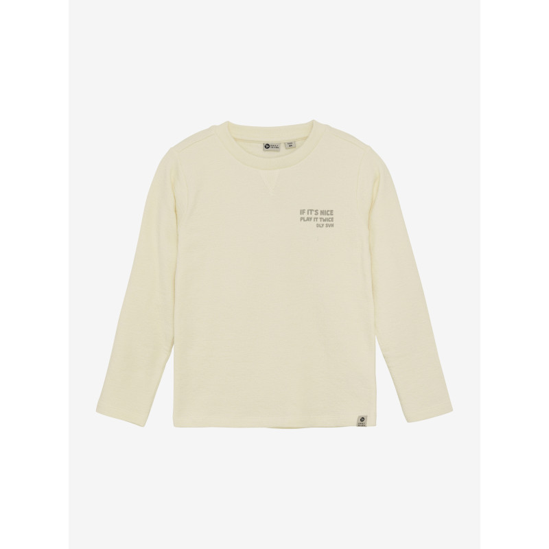 Daily 7 T-shirt Longsleeve Backprint Off White