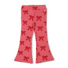 Jubel Flared broek AOP - Queen Of Hearts Roze
