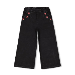 Jubel Culotte denim look - Queen Of Hearts Antraciet