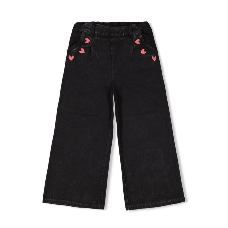 Jubel Culotte denim look - Queen Of Hearts Antraciet