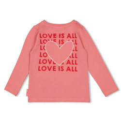 Jubel Longsleeve - Queen Of Hearts l.Roze