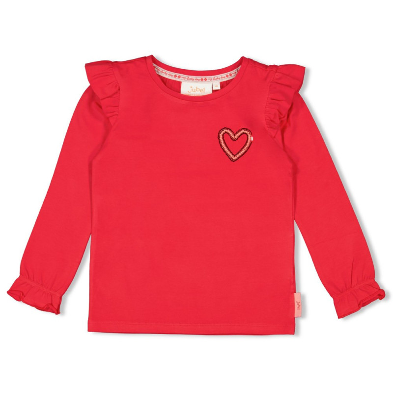 Jubel Longsleeve - Queen Of Hearts Rood