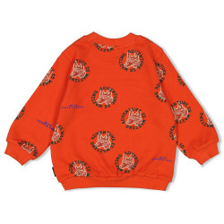 Sturdy Sweater AOP - Chasing Trails Oranje