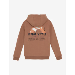 Indian Blue Jeans Hoodie DNM Style Brown