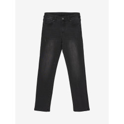 Indian Blue Jeans 2556 Wide Straight Black Jeans Black