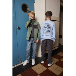 Indian Blue Jeans Sweater Backprint Blue