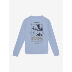 Indian Blue Jeans Sweater Backprint Blue