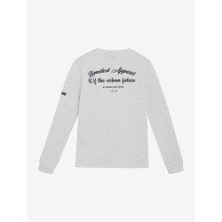 Indian Blue Jeans T-Shirt Longsleeve Sleeve Pkt Grey