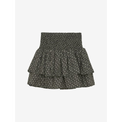 Indian Blue Jeans Skirt Logo  Black