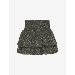 Indian Blue Jeans Skirt Logo  Black