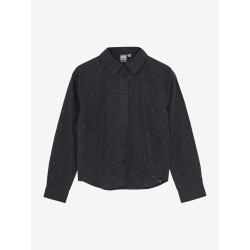 Indian Blue Jeans Shirt Studs Grey