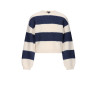 NoBell' Kate Colorblock Knitted Sweater Navy Blazer