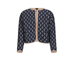 NoBell' Dimo Reversible Aztec AOP Jacket Navy Blazer