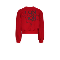 NoBell' Kobell Furry London Sweat Ruby Red