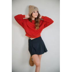 NoBell' Kobell Furry London Sweat Ruby Red