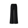 NoBell' Sub Wide Leg Pinstripe Pants Jet Black