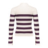 Frankie&Liberty Tianna Turtle Neck Stripe Grape Stripe