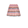 NoNo Nulan Plissee Zigzag AOP Skirt Sand Blush
