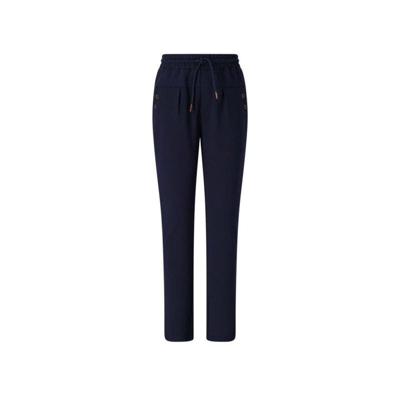 NoNo Snooze Interlock Fitted Pants Navy Blazer