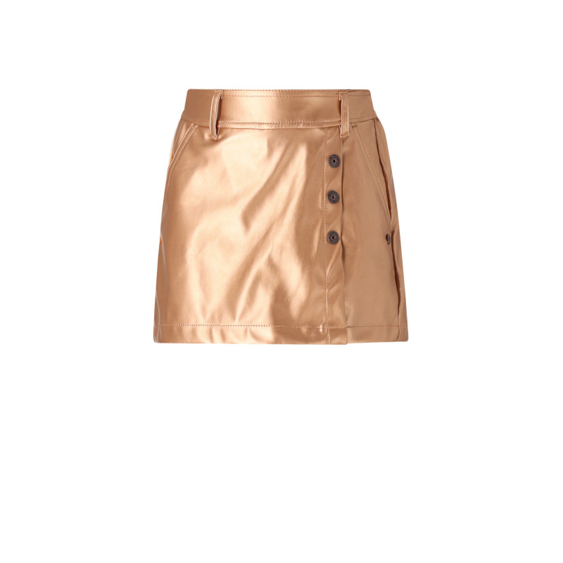 NoNo Simay PU fake leather Skort Taupe