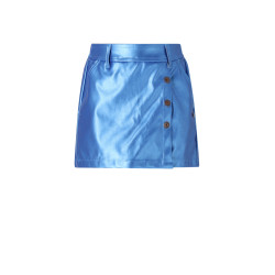 NoNo Simay PU fake leather Skort Nautical Blue