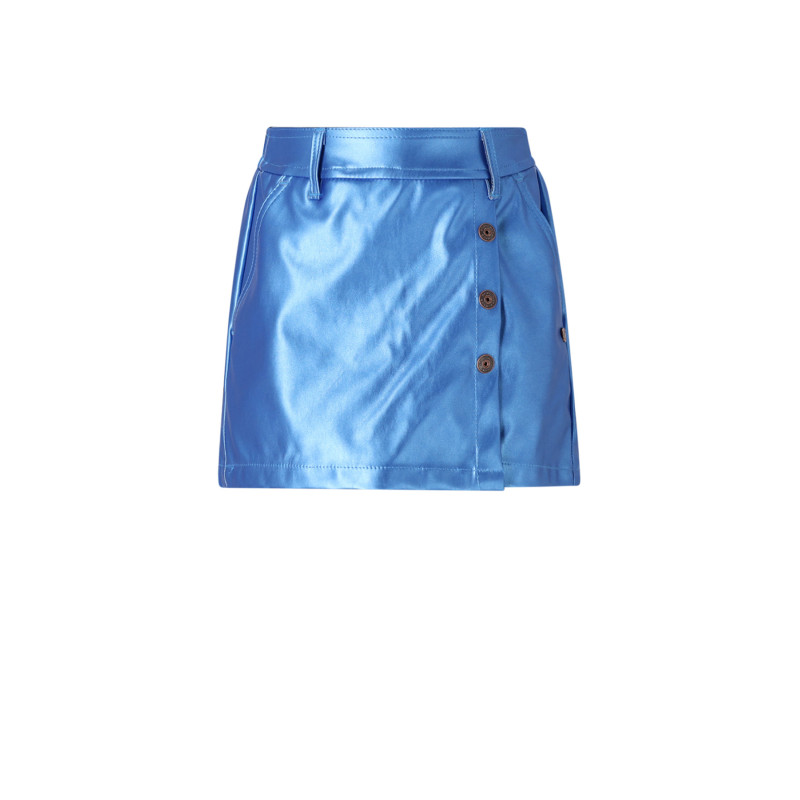 NoNo Simay PU fake leather Skort Nautical Blue