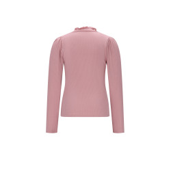 NoNo Koss Ecovero Rib Jersey Essential Tshirt Vintage Rose