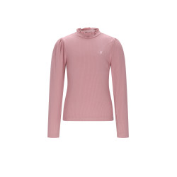 NoNo Koss Ecovero Rib Jersey Essential Tshirt Vintage Rose