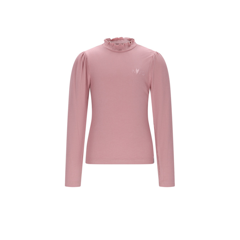 NoNo Koss Ecovero Rib Jersey Essential Tshirt Vintage Rose