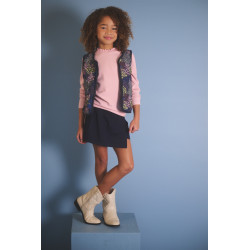 NoNo Koss Ecovero Rib Jersey Essential Tshirt Vintage Rose