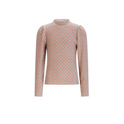 NoNo Koss AOP Rib Jersey Tshirt Pacific Green