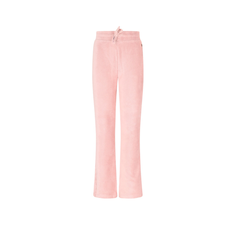 NoNo Sady Velvet Rib Flared Pants Vintage Rose