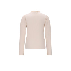 NoNo Koss Ecovero Rib Jersey Essential Tshirt Pearled Ivory