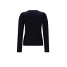 NoNo Kiva Fancy Knit Jersey Navy Blazer